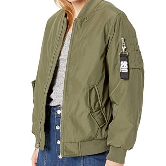 NWT UGG Frances Oversized Bomber Jacket - S - Picture 3 of 14